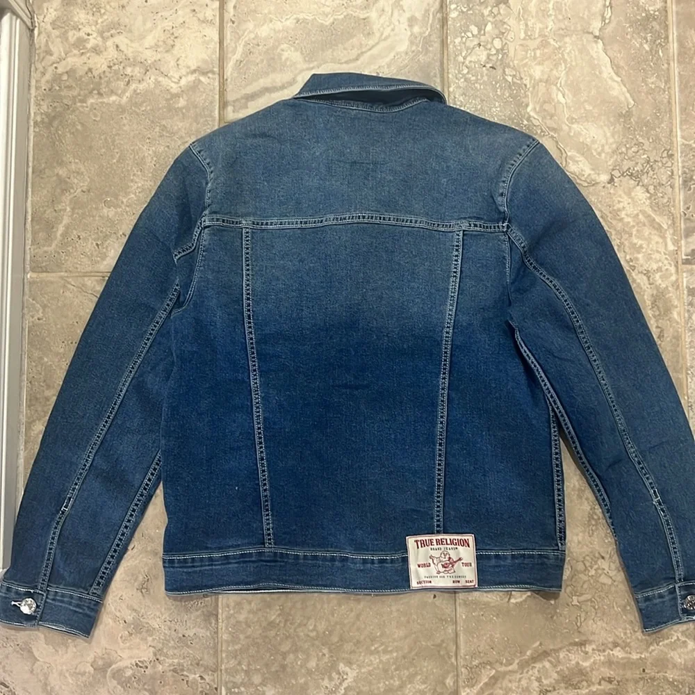 TRUE‎ RELIGION MEN’s CLASSIC DENIM JACKET SZ MEDIUM